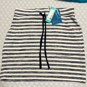 MARKET & SPRUCE Amia Knit Skirt navy Size Medium NWT